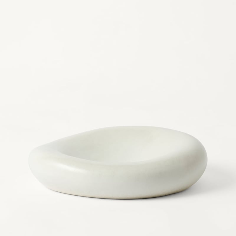 Pebble White Dish