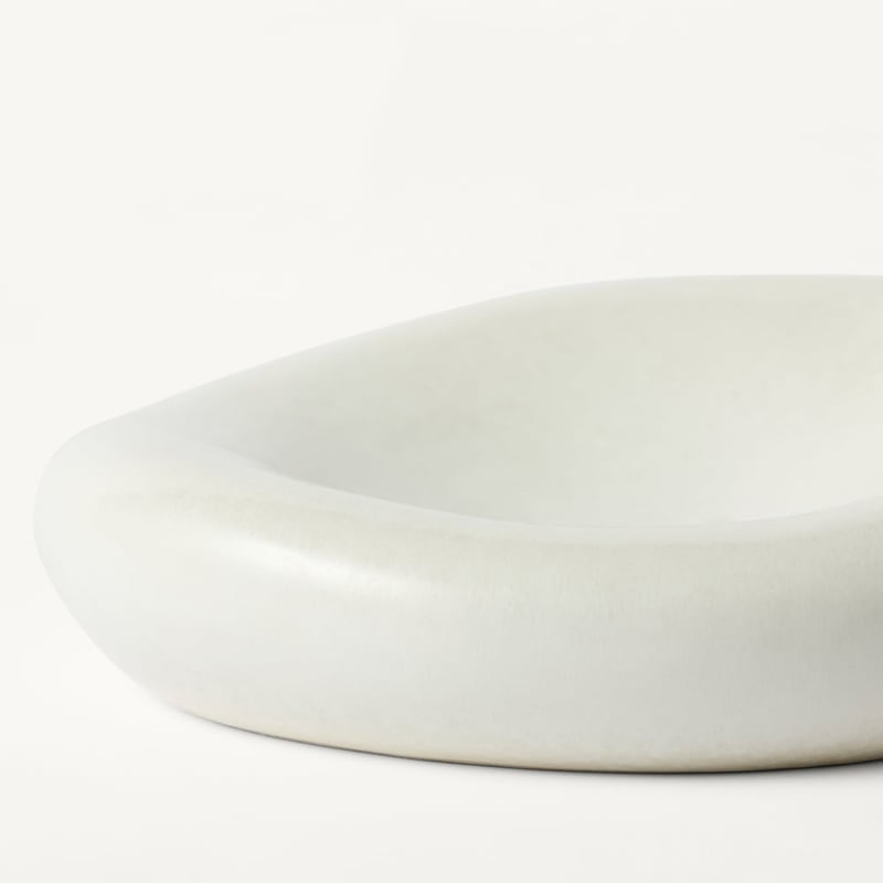 Pebble White Dish