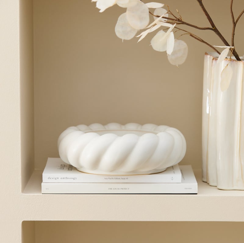 Rope White Small Trinket Bowl