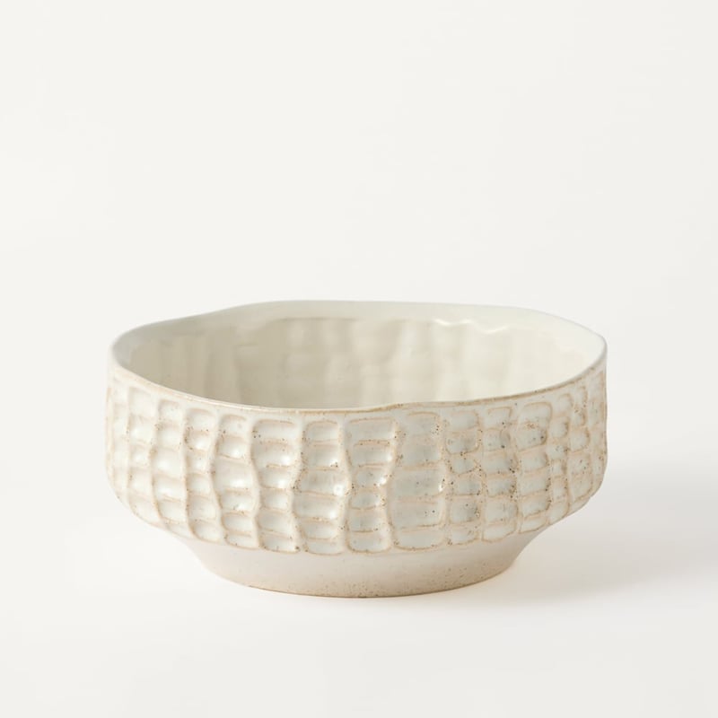 Rock Pool White Bowl