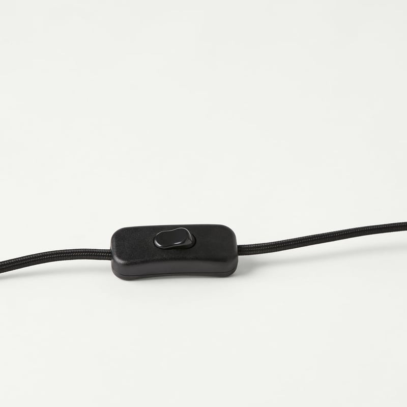 Pleats Nickel & Off White Table Light