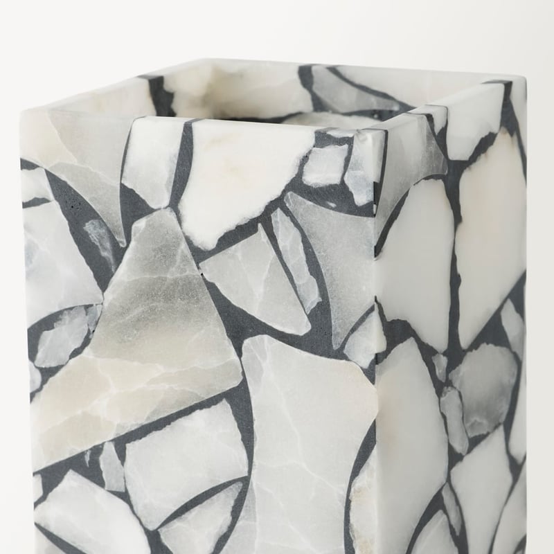 Nimbus Black Alabaster Light Up Table Light 