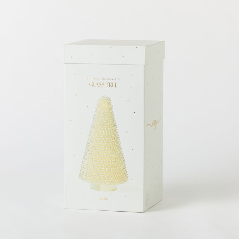 Luxe Pearl White LED Christmas Tree