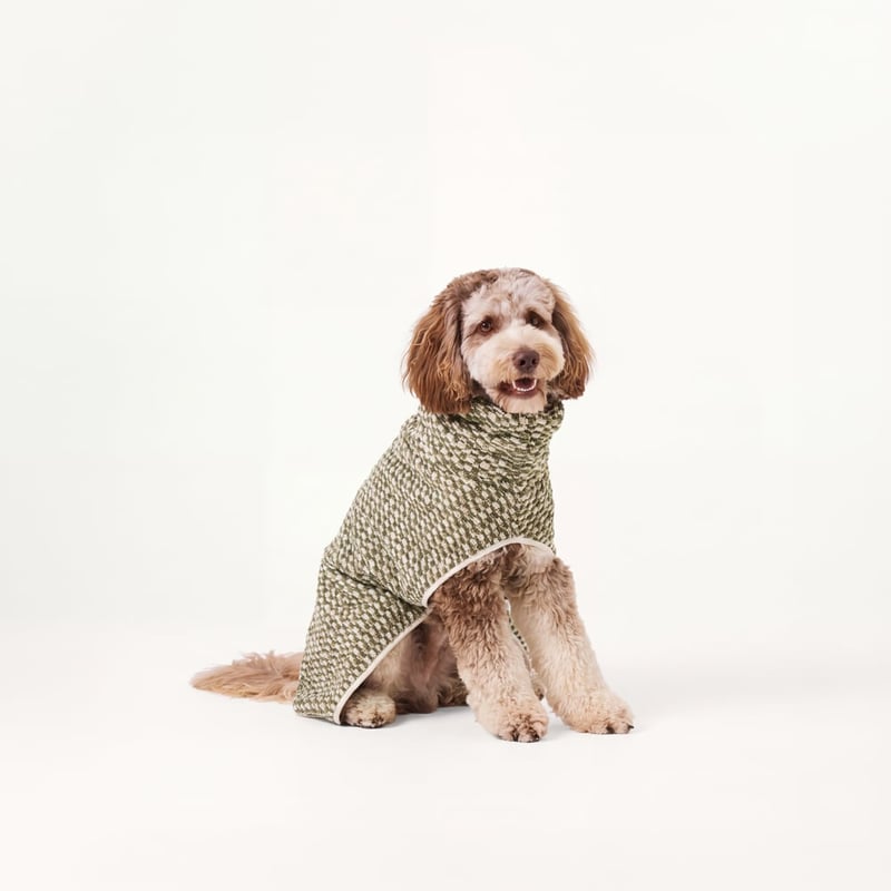 European Izmir Green & Multi Turkish Cotton Drying Jacket