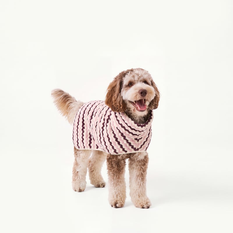 European Luella Pink & Burgundy Drying Jacket