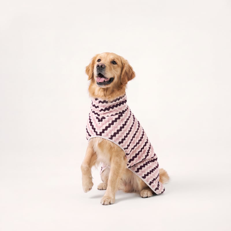 European Luella Pink & Burgundy Drying Jacket