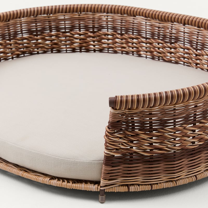 Quinn Mocha Small Pet Bed