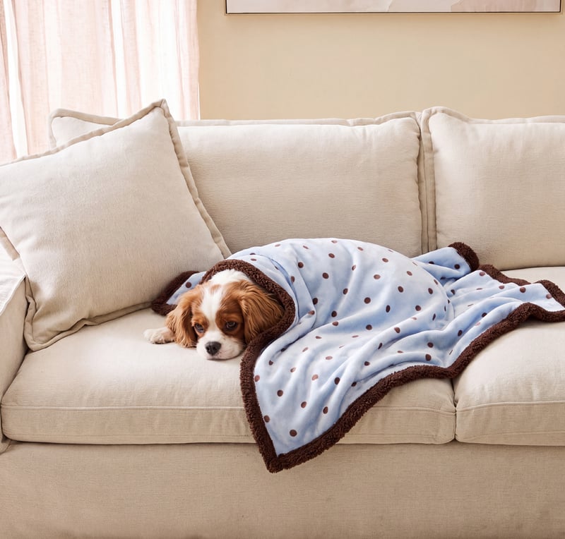 Maisy Coast Polka Dot Pet Blanket