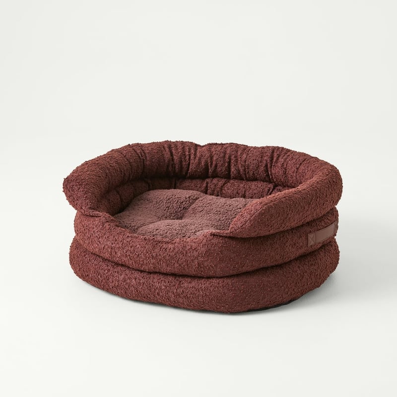 Ziggy Cinnamon Boucle Pet Bed 