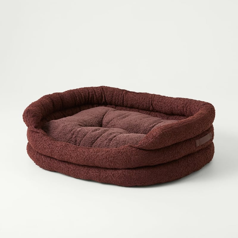 Ziggy Cinnamon Boucle Pet Bed 