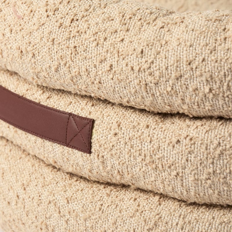 Ziggy Sesame Boucle Pet Bed
