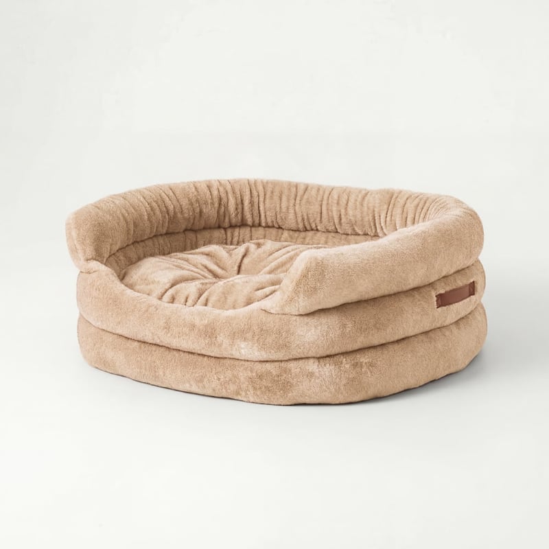Ziggy Pebble Zurich Recycled Fur Pet Bed