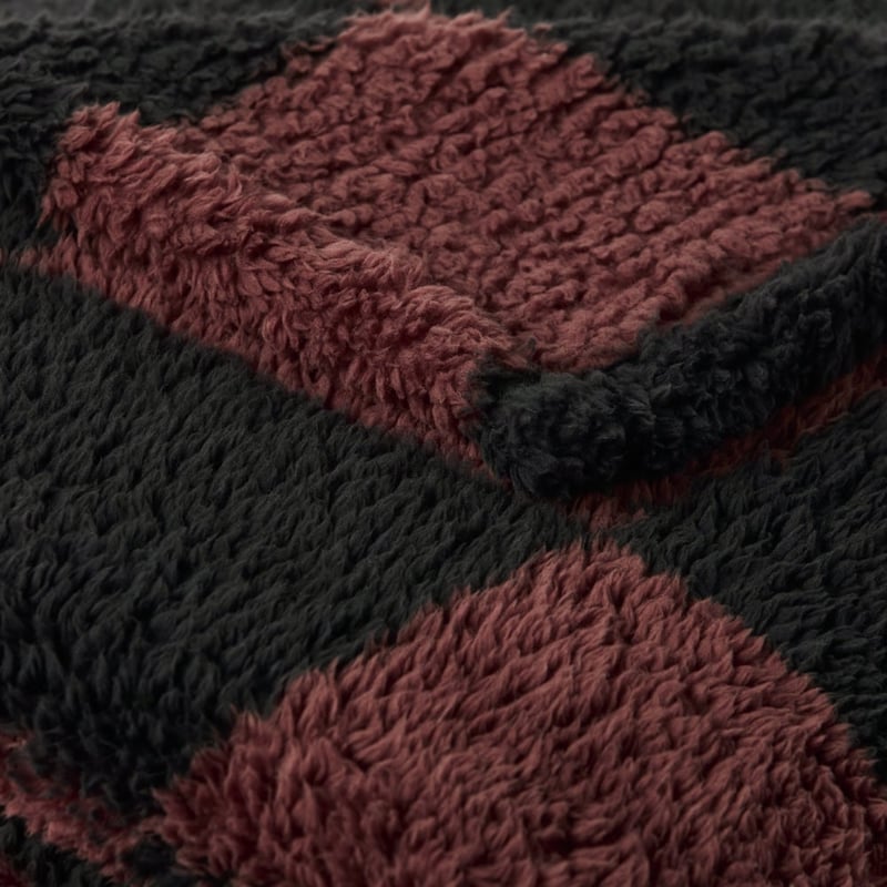 Maisy Chocolate Checkboard Pet Blanket