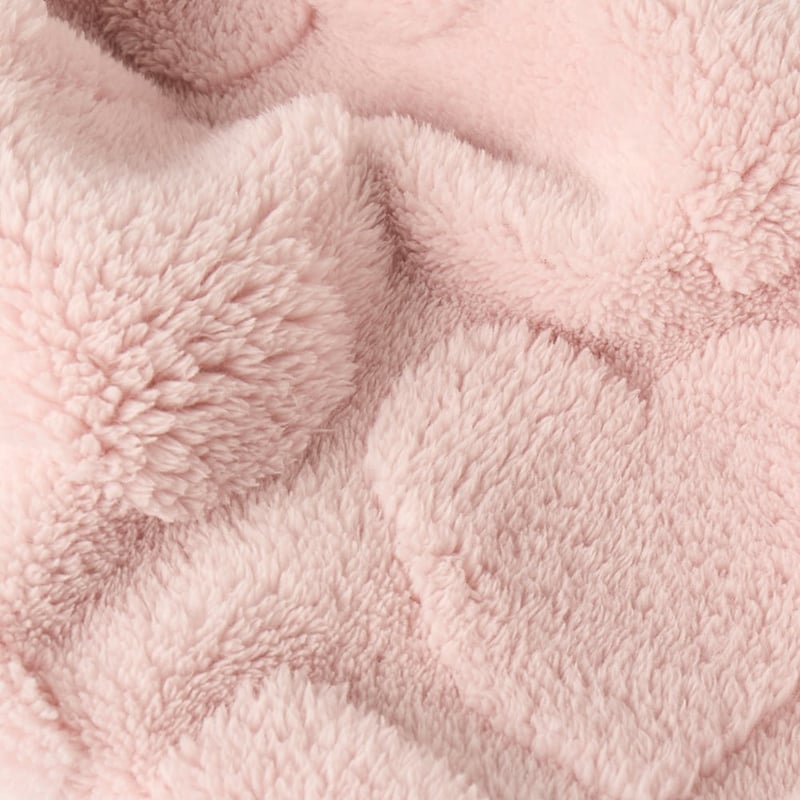 Textured Pink Heart Pet Jumper