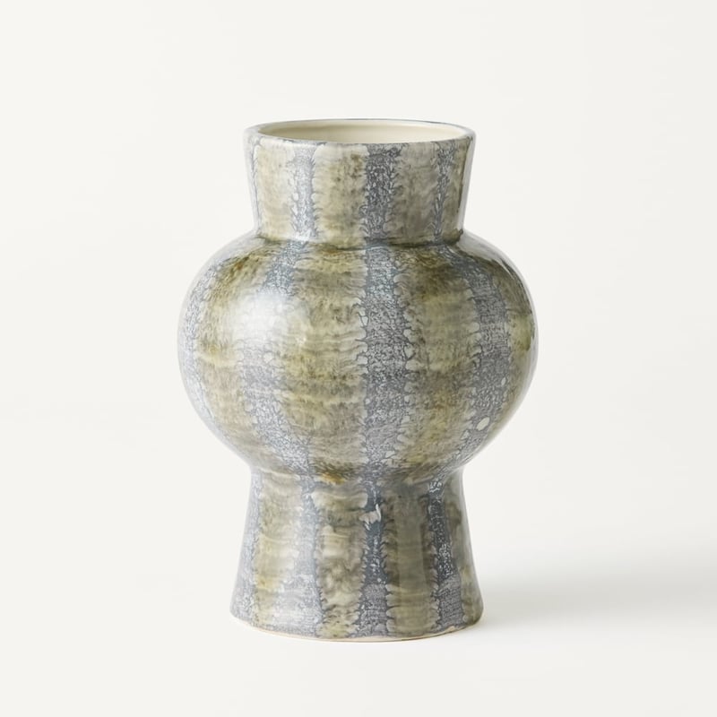 Hara Green Reactive Glaze Vase
