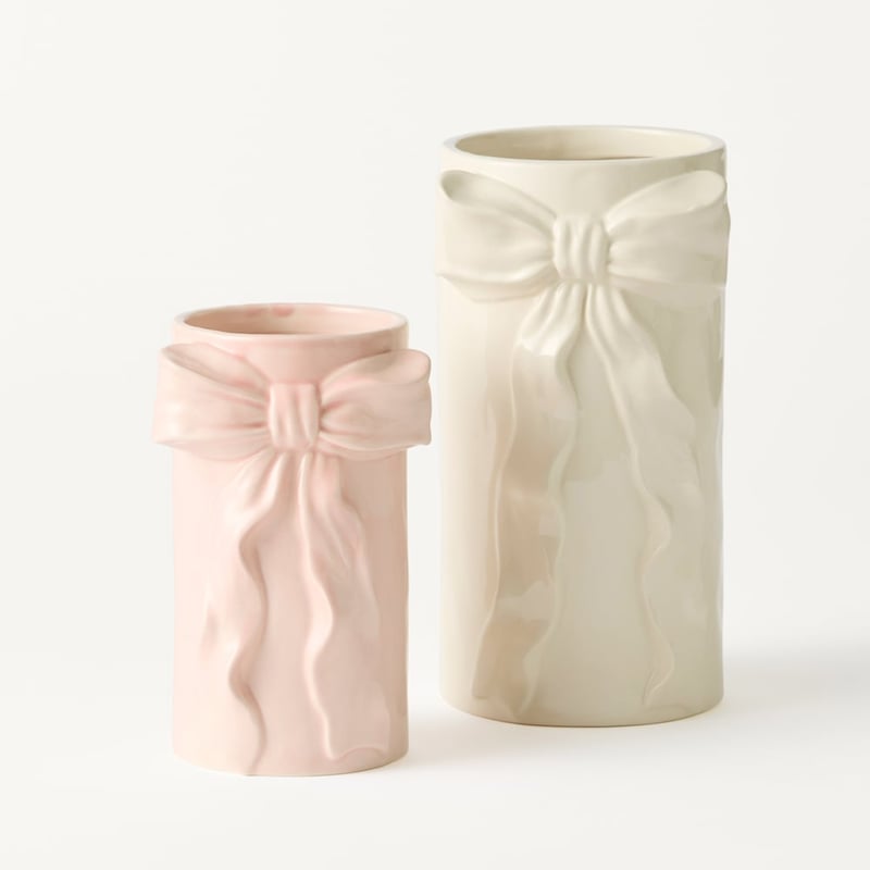 Coco Pink Bow Small Vase