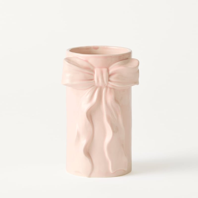 Coco Pink Bow Small Vase