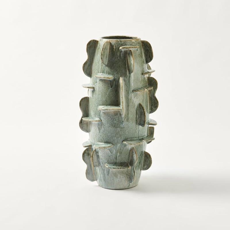 Finn Blue Reactive Glaze Large Vase