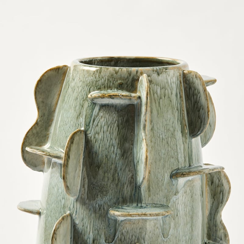 Finn Blue Reactive Glaze Large Vase