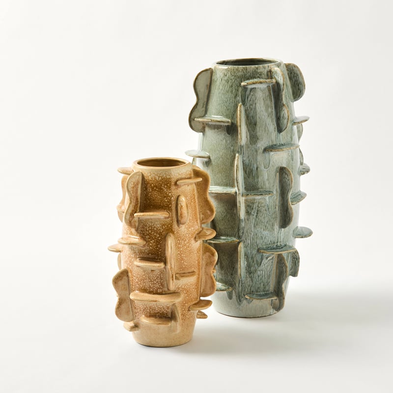 Finn Sesame Reactive Glaze Medium Vase