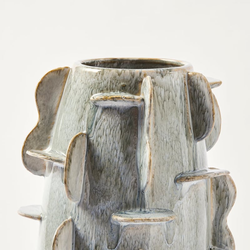 Finn Blue Reactive Glaze Large Vase