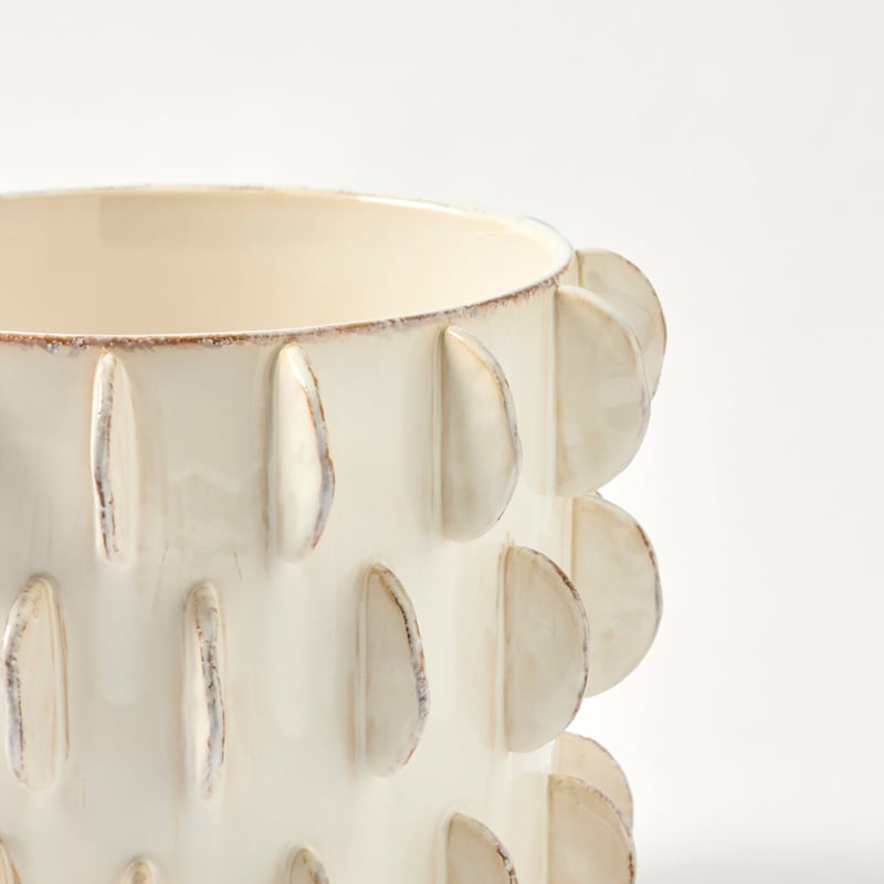 Madrid White Small Pot