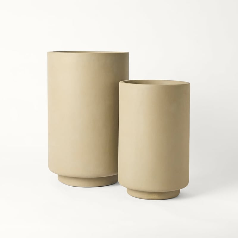 Clovelly Taupe Moss Pot