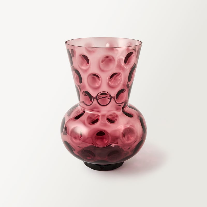 Poppy Burgundy Spot Large Vase