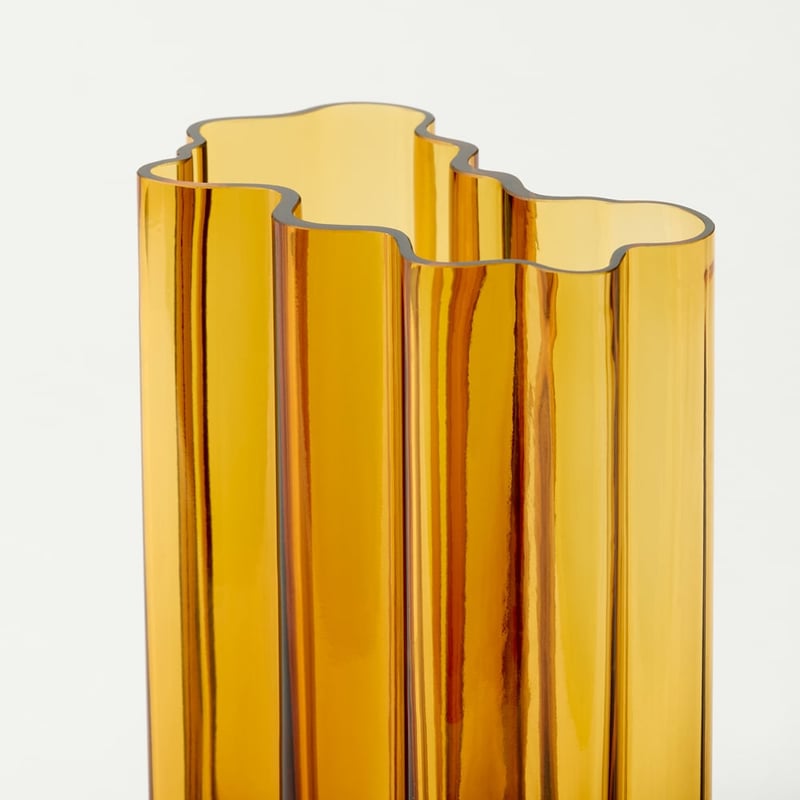 Rivoli Amber Vase