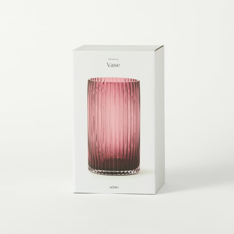 Modena Burgundy Vase