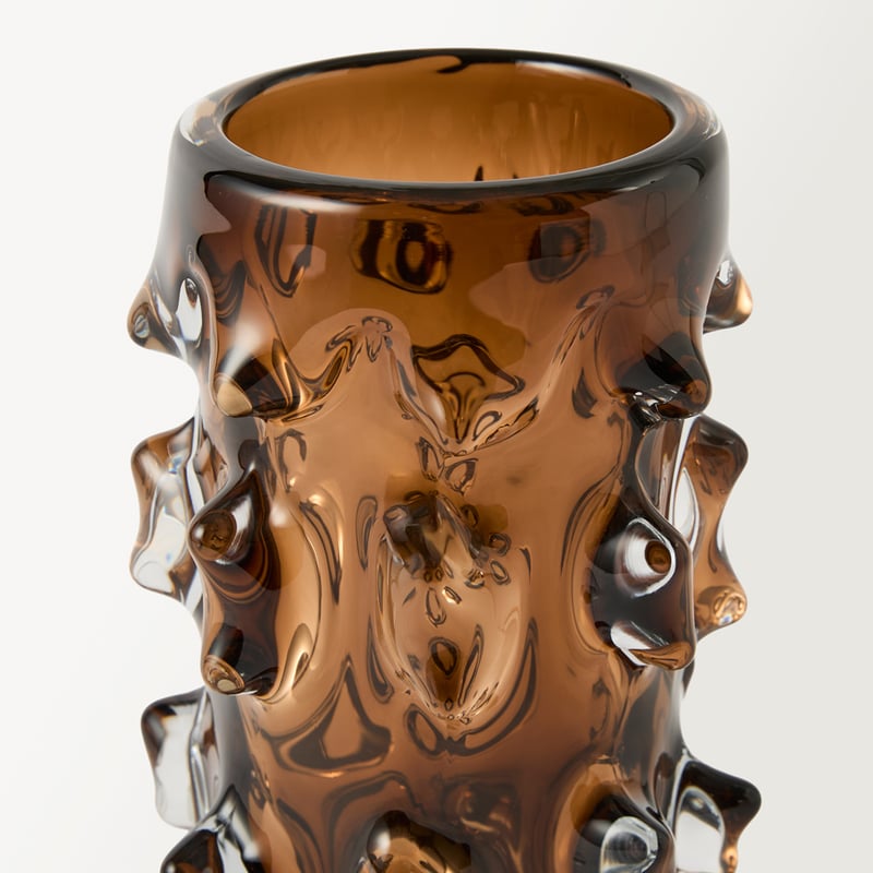 Arki Brown Glass Small Vase