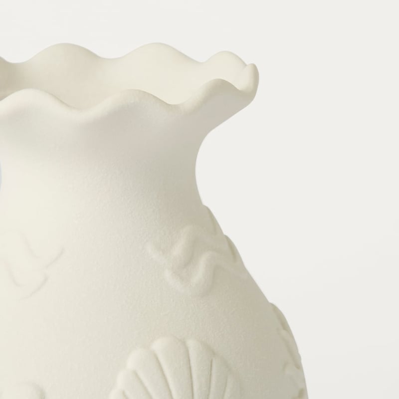 Soleada White Vase
