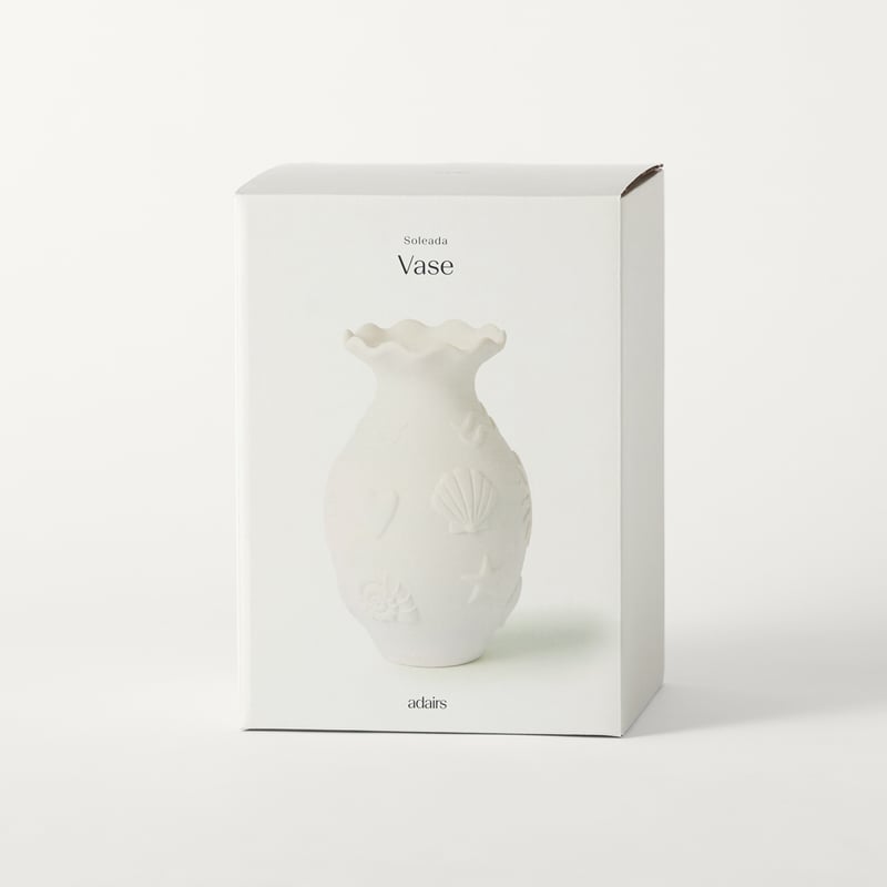 Soleada White Vase
