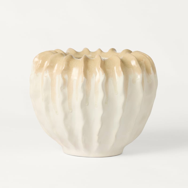 Urchin Off White Medium Pot