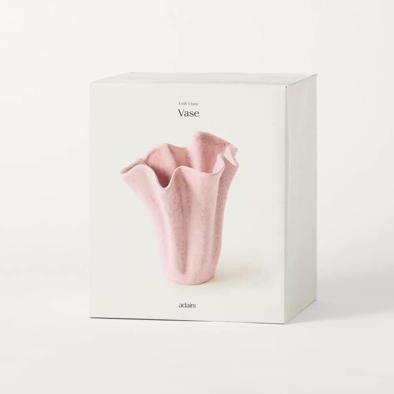 Flare Pink Frill Vase