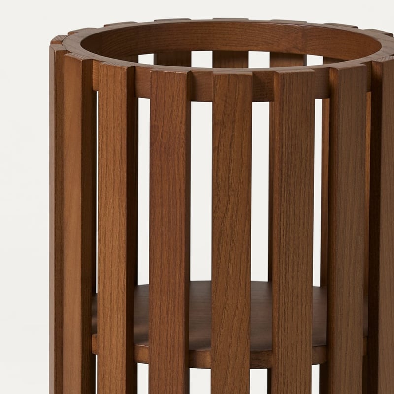 Mark Tuckey Brown Hampton Column Plant Stand