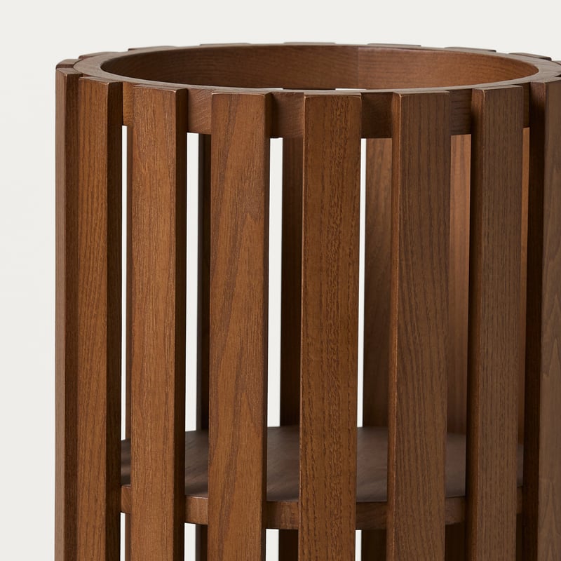 Mark Tuckey Brown Hampton Column Plant Stand