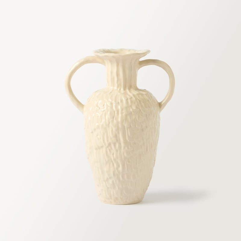 Petal White Large Vase