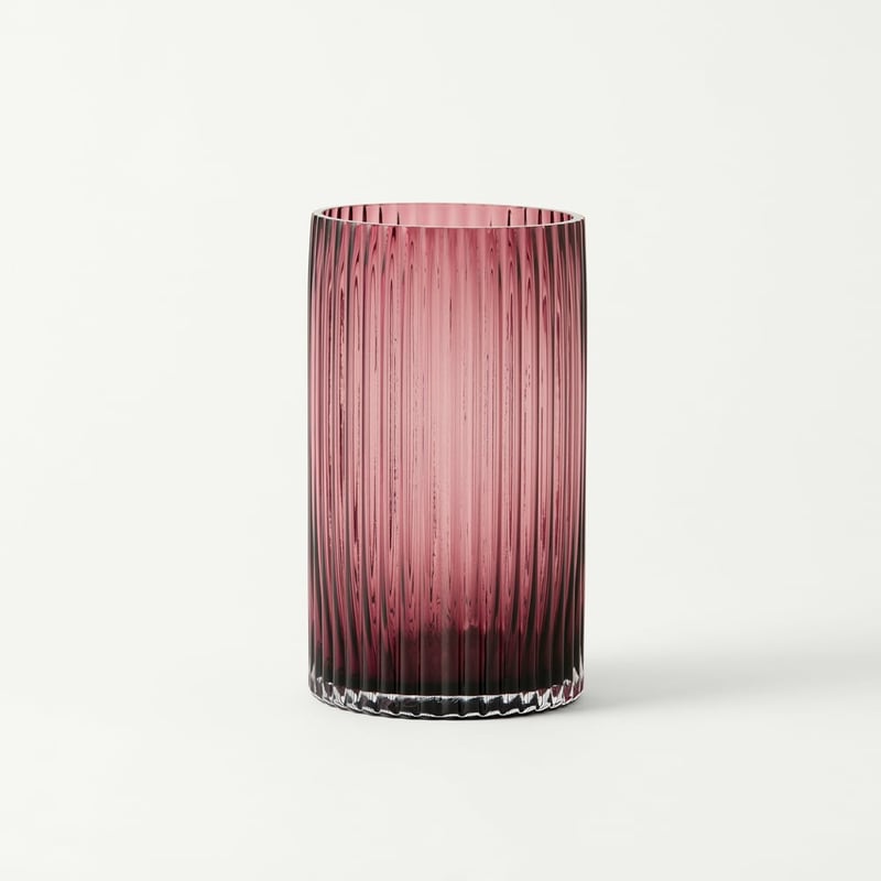 Modena Vase Burgundy