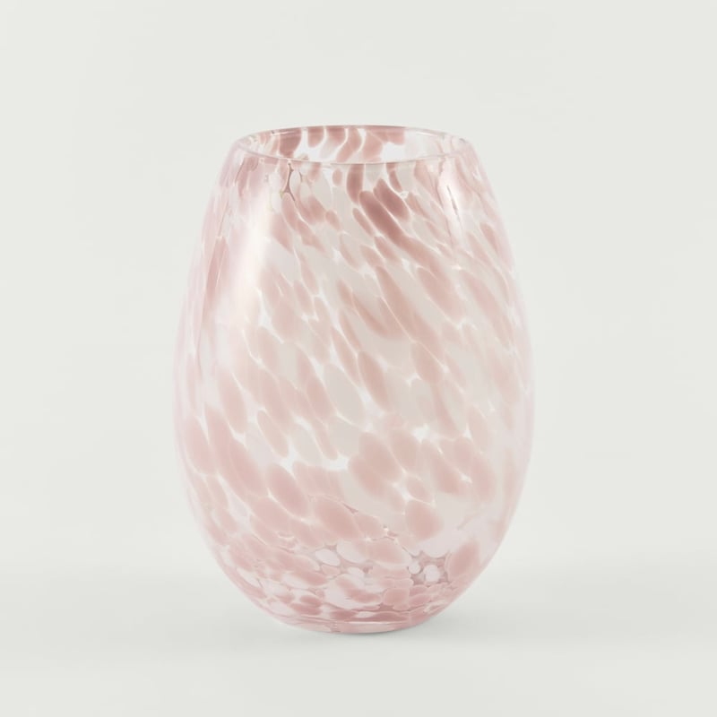 Sakura Pink Speckle Medium Vase