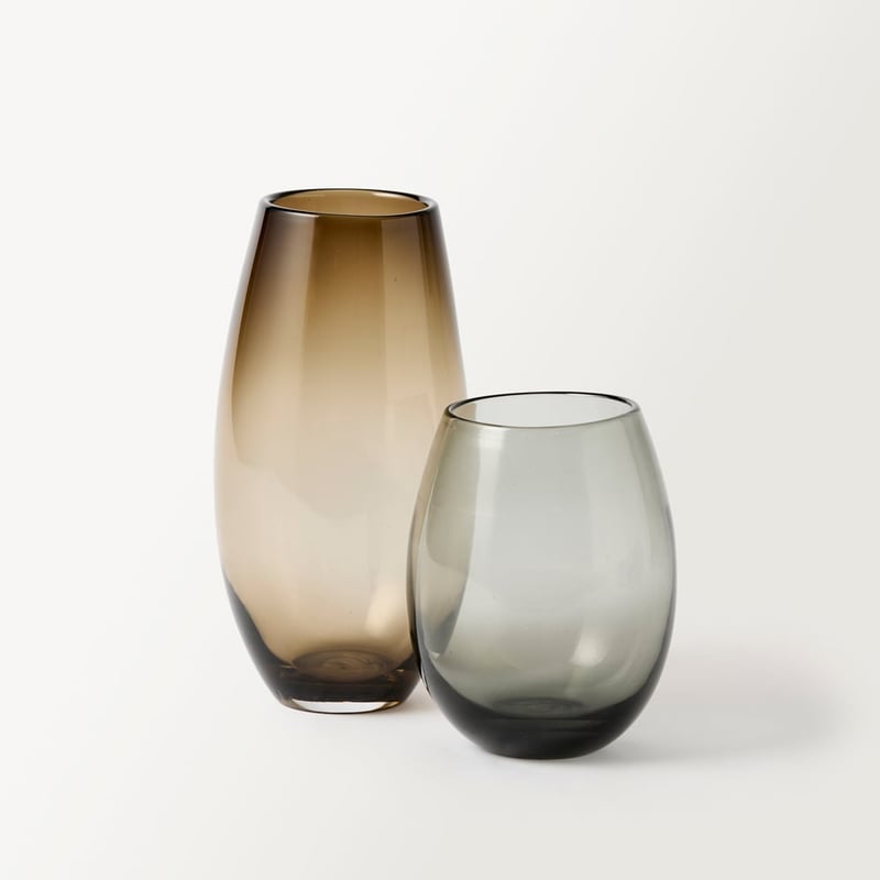 Vetro Brown Tall Vase