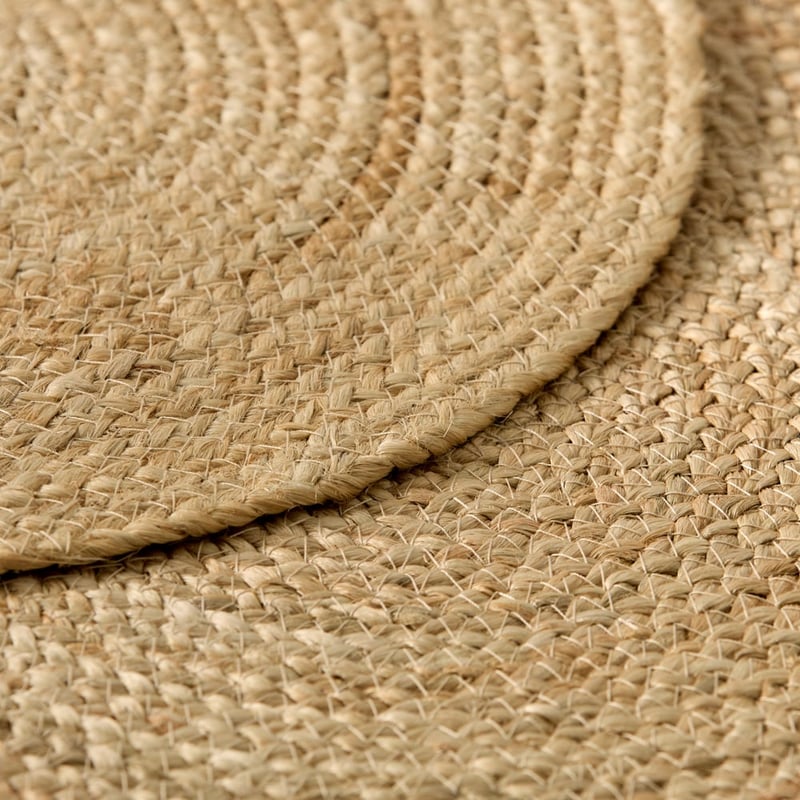 Siena Natural Jute Round Placemat Pack of 2