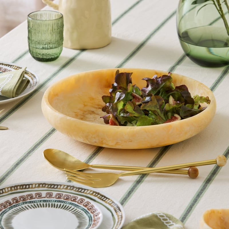 Arto Caramel Resin Large Bowl