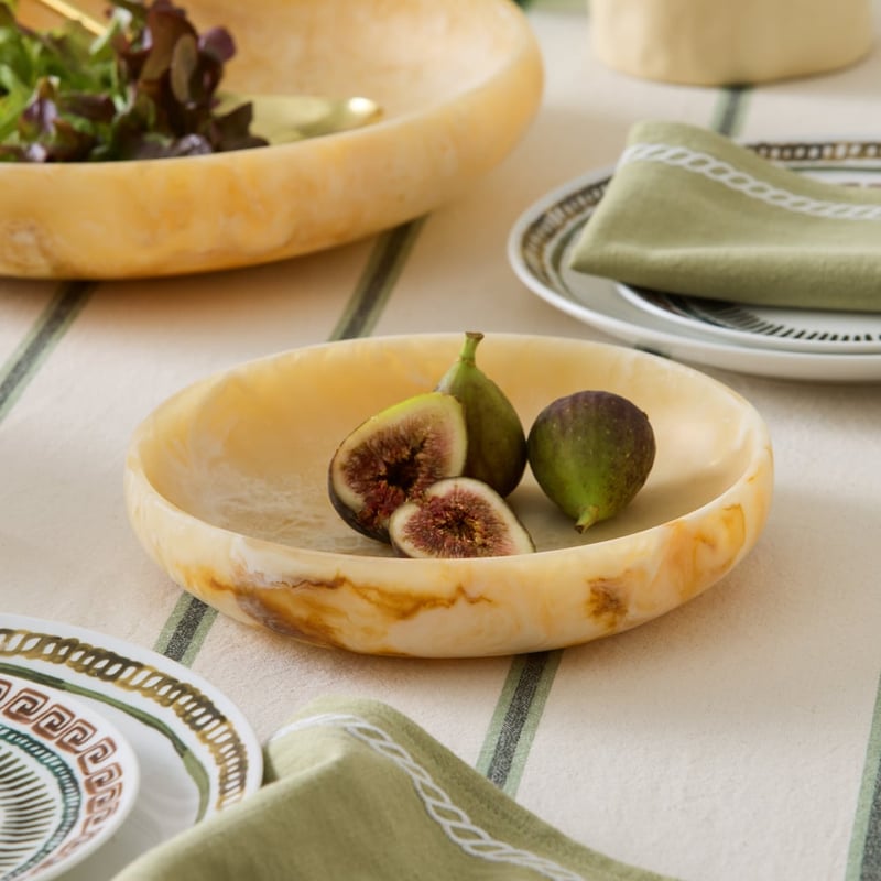 Arto Caramel Resin Medium Bowl