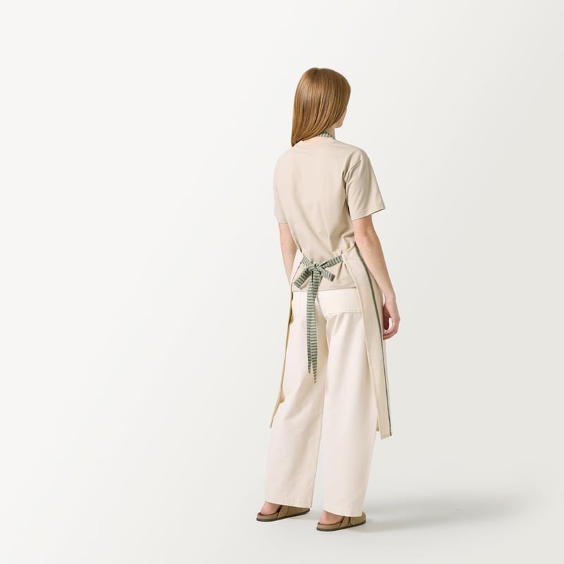 Frankie Green Stripe Apron