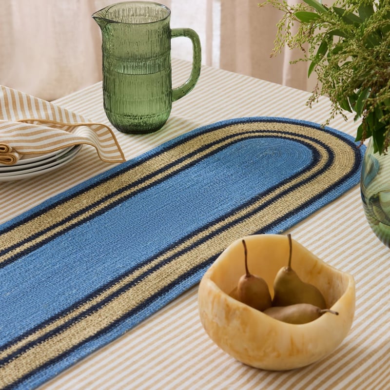 Mali Blue Table Runner