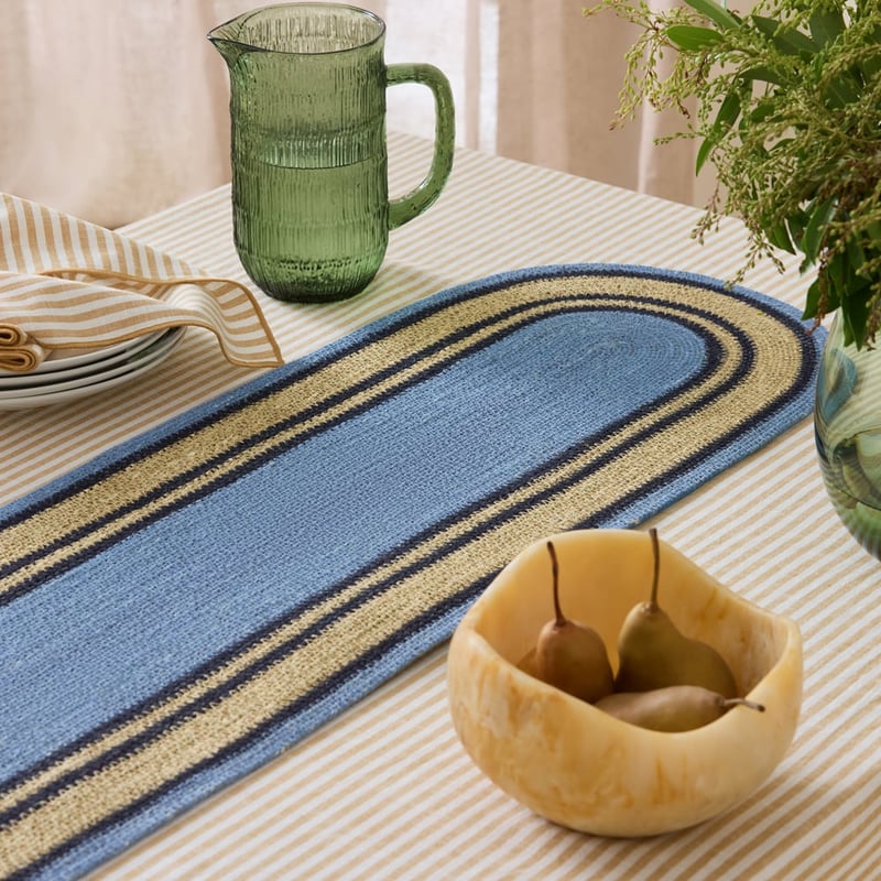 Mali Blue Table Runner
