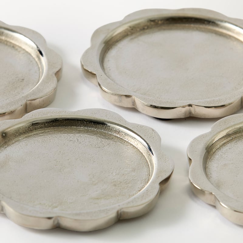 Sun Silver Coasters Pack of 4