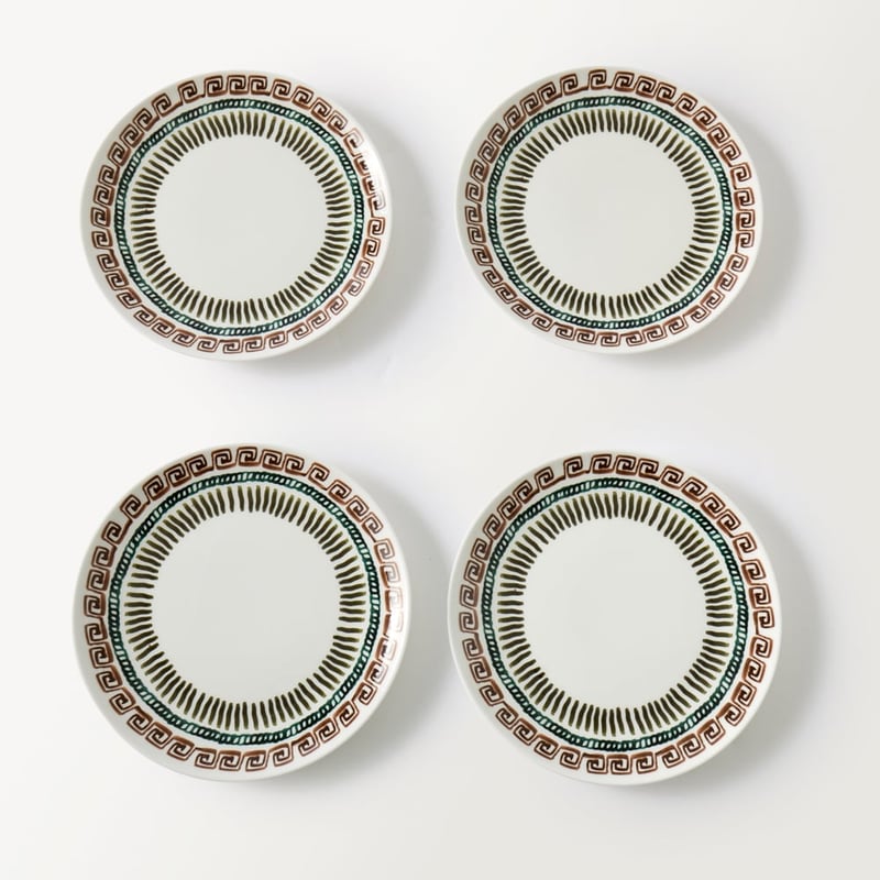 Artefact Green Side Plate Set of 4