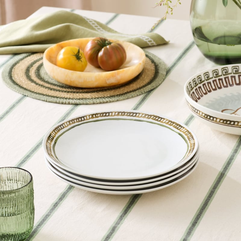 Artefact Green Dinner Plate Set of 4